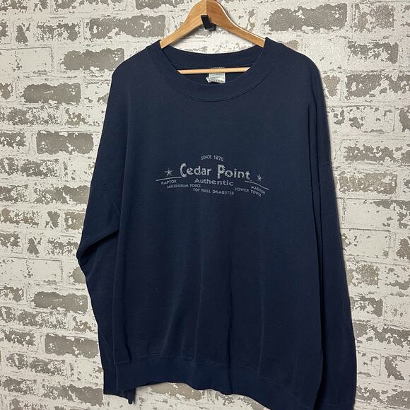 Vintage Cedar Point Sweatshirt Size XL Y2K Era - Picture 3 of 5